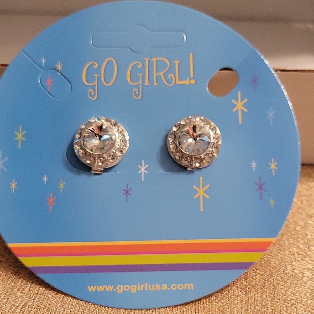 Silver Crystal Earrings